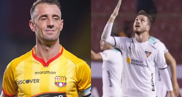 Tomás Molina sufrió un fuerte golpe en el último entrenamiento de Liga de Quito y mira cómo le quedó el rostro, a la espera del partido ante Barcelona SC