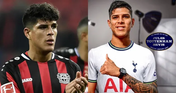 Tottenham está tras los pasos de Piero Hincapié, que cada vez les da más argumentos para que se animen a comprarlo aunque valga millones