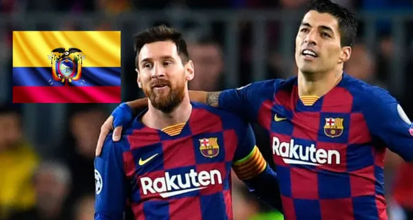 Un jugador ecuatoriano puede ser quien comparta equipo con astros del fútbol mundial, como el caso de Lionel Messi y Luis Suárez