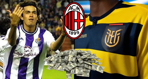 Un jugador ecuatoriano no quiso ir a AC Milan que llegó a poner sobre la mesa 3 millones para convencerlo
