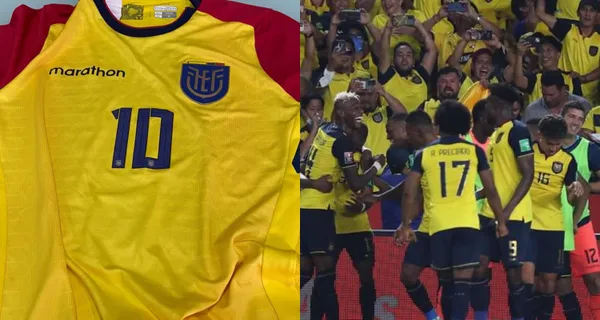 Una camiseta es la que dan como la de la Selección Ecuatoriana para el Mundial de Qatar y este detalle es el que hablan todos los hinchas