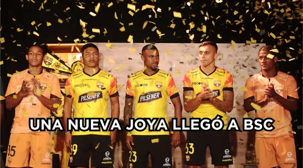 Una nueva joya llega al equipo de Barcelona SC con miras a este 2024. FOTO: Radio La Red