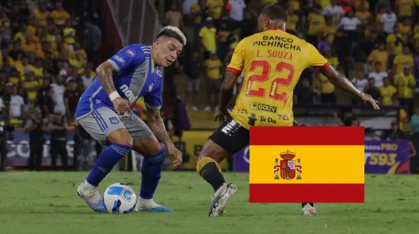 Una postal del duelo entre Barcelona vs Emelec. FOTO: Primicias