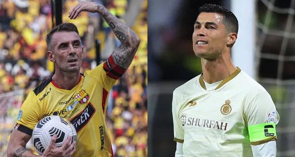 Una situación similar vivió Cristiano Ronaldo a la de Damián Díaz con la banda de capitán y esta fue su reacción