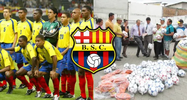Uno de los jugadores que quedó en la historia grande del Fútbol Ecuatoriano promocionó en sus redes sociales varios balones que los puso en venta