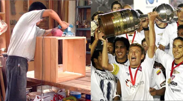 Uno de los miembros más recordados con la plantilla de LDU que ganó el campeonato inició trabajando como caprintero