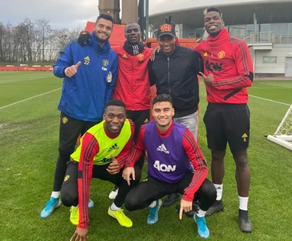 Valencia visitó al United y se alegraron de verlo