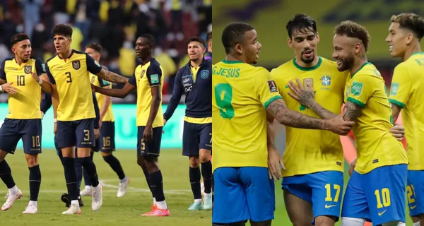 Van llegando los jugadores de Brasil para medirse a Ecuador en el Rodrigo Paz y no pasó desapercibido lo que hizo Tite y compañía