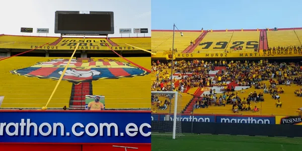 Varios hinchas se hicieron presenten en la previa del cotejo entre BSC ante Orense