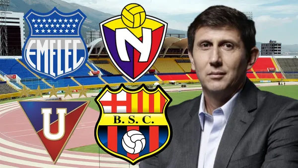 Varsky también estuvo pendiente de la Liga Pro y sus equipos