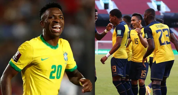 Vinicius Junior se acercó a abrazar a un ecuatoriano por su buen rendimiento