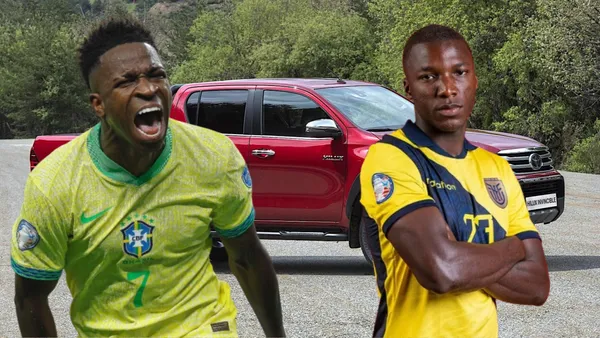 Vinícius Junior y Moisés Caicedo (Foto tomada de: Nova/Moisés Caicedo/Vinícius Júnior)