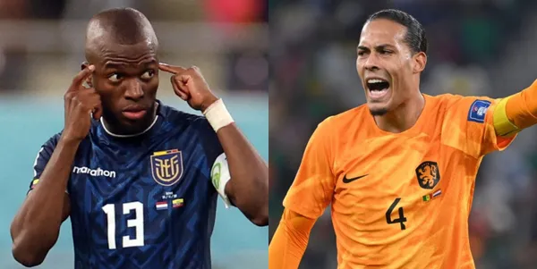 Virgil Van Dijk tuvo que hacer algo insólito para frenar a Enner Valencia