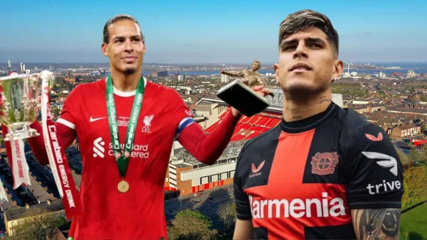 Virgin van Dijk y Piero Hincapié (Foto tomada de: Goal/Standard/ESPN)