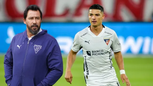 Vitamina Sánchez y Alexander Alvarado / Foto de: El Futbolero Ecuador