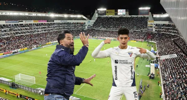 Vitamina Sánchez y Gabriel Villamil / Foto de: El Futbolero Ecuador