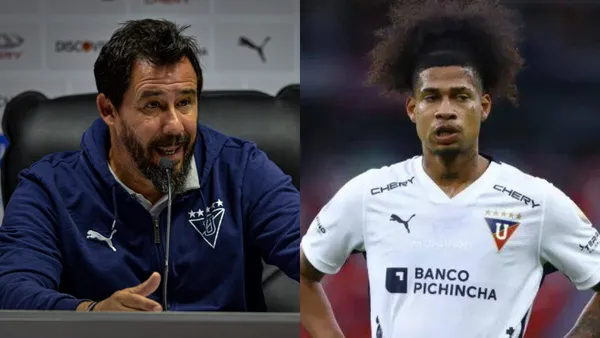 Vitamina Sánchez y Marco Angulo / Foto: El Futbolero Ecuador