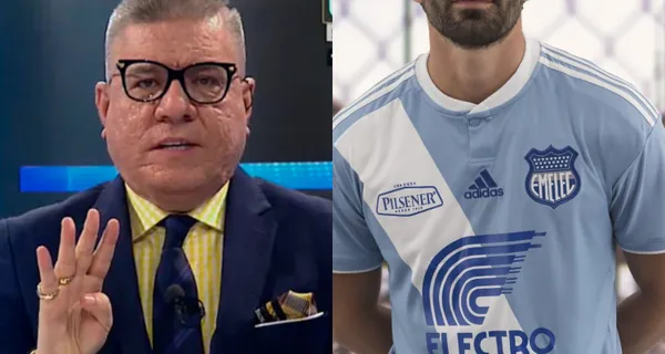 Vito Muñoz no se guardó nada a la hora de verse las caras con un emelecista, durante la transmisión de un programa