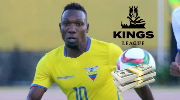 Walter Ayoví jugando con la camiseta de la Selección Ecuatoriana. FOTO: Wikipedia