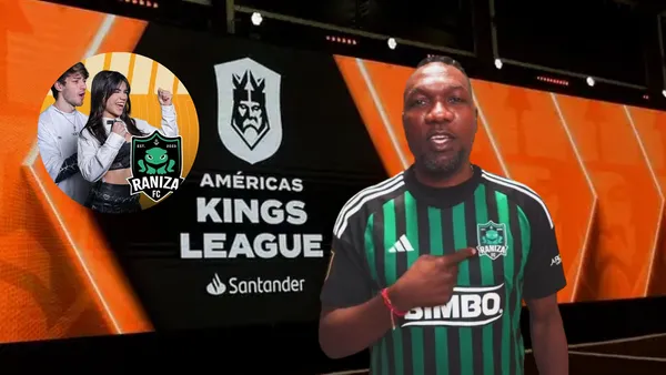 Walter Ayoví jugando en la Raniza FC de la Kings League. Foto tomada de: TUDN/La Raniza FC