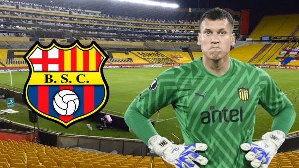 Washington Aguerre (Foto tomada de: Barcelona SC/Peñarol/Wikipedia)