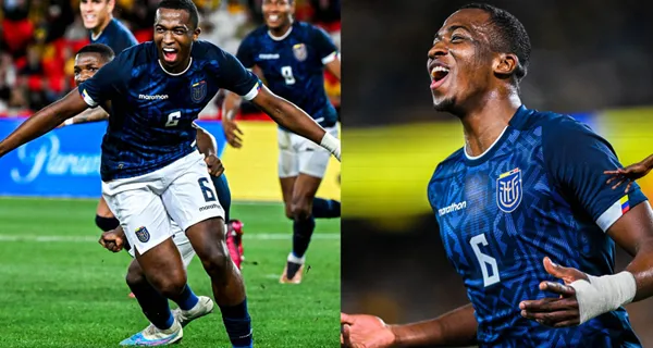 William Pacho anotó con la Selección Ecuatoriana y desde Bélgica destacaron al jugador tricolor