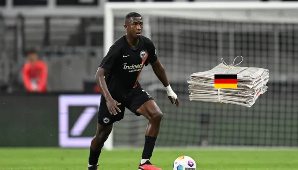 William Pacho jugó en la victoria del Frankfurt.