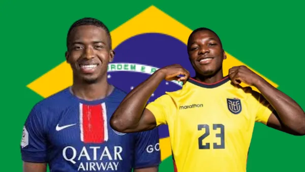 William Pacho y Moisés Caicedo