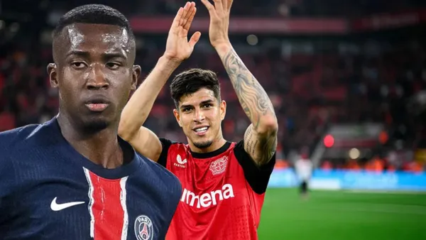 William Pacho y Piero Hincapié