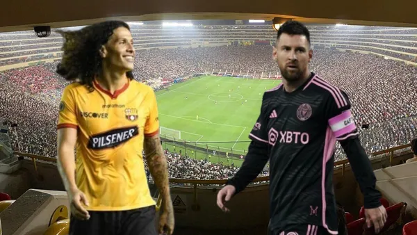 Williams Riveros y Lionel Messi / Foto de: El Futbolero Ecuador