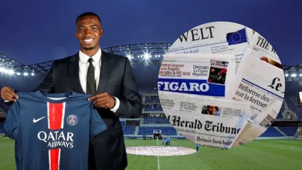 Willian Pacho (Foto tomada de: PSG/Le Havre/Wanders)