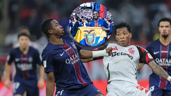 Willian Pacho-Gonzalo Plata / Foto: Olé