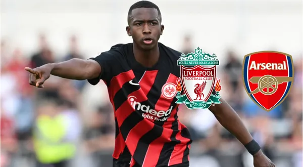 Willian Pacho jugando con la camiseta del Eintracht Frankfurt. FOTO: Transfermarkt