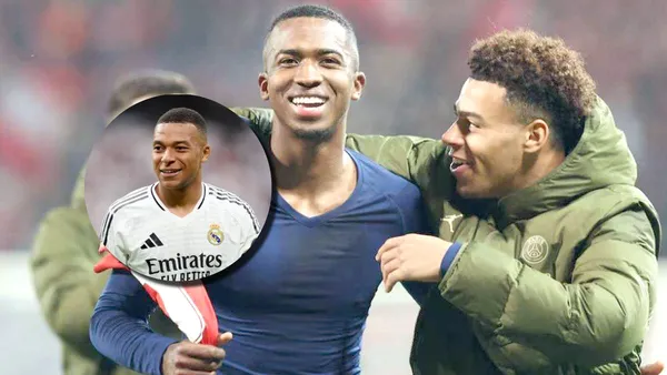 Willian Pacho-Kylian Mbappé / Foto: Olé