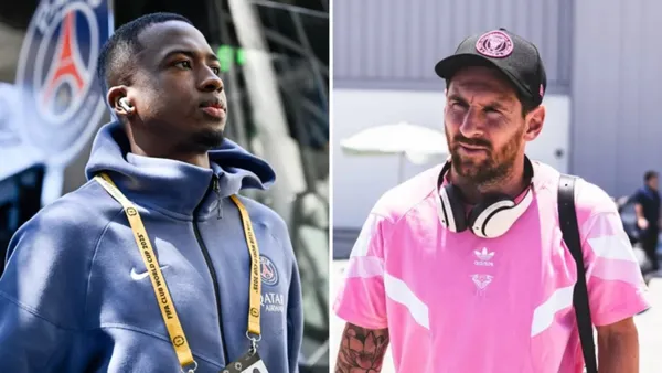 Willian Pacho-Lionel Messi / Foto: BeSoccer