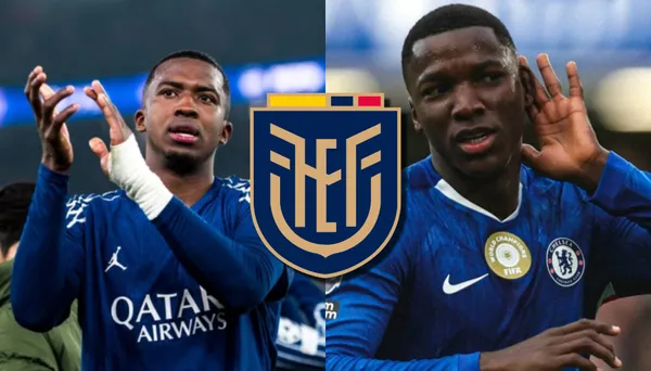 Willian Pacho-Moisés Caicedo-PSG / Foto: Infobae