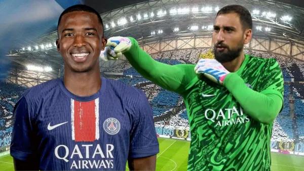 Willian Pacho y Gianluigi Donnarumma (Foto tomada de: Palco 23/PSG)