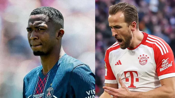 Willian Pacho y Harry Kane