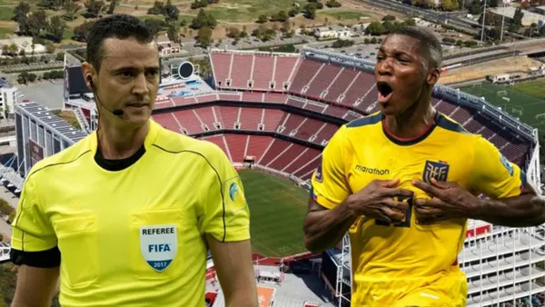 Wilmar Roldán y Moisés Caicedo (Foto tomada de: TyC Sports/EFE)