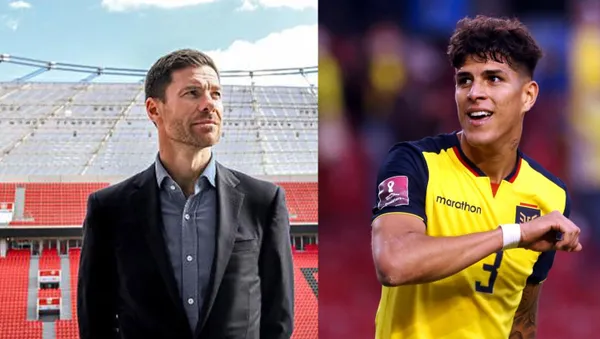 Xabi Alonso tomó su primera decisión con el ecuatoriano Piero Hincapié