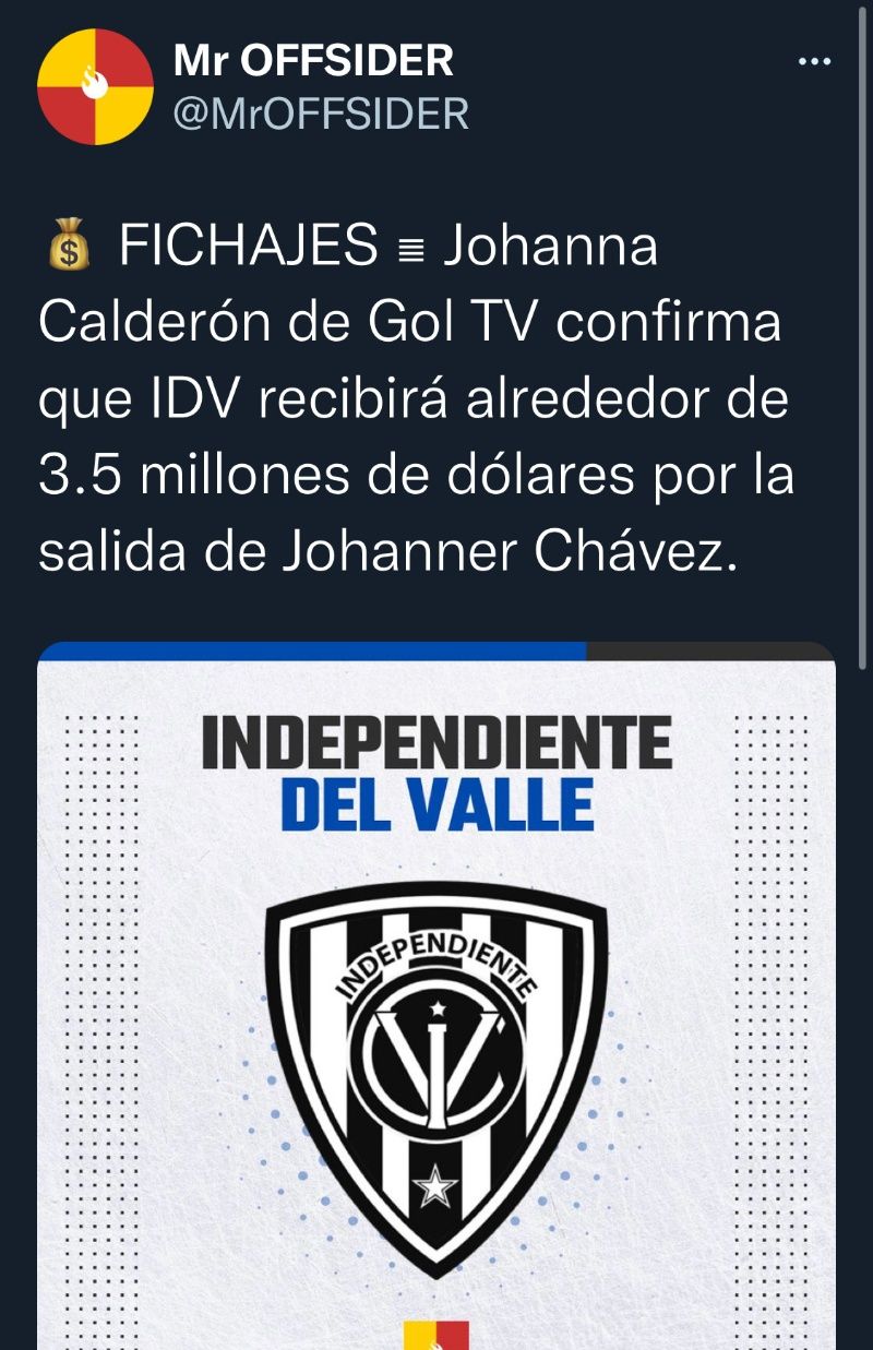 Independiente del Valle hizo 187 transferencias de futbolistas