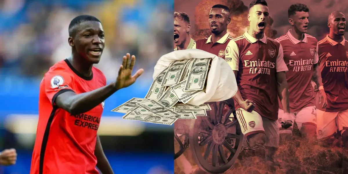 Arsenal creyó que Moisés Caicedo no valía tanto y esto piensa gastar en el mercado de verano