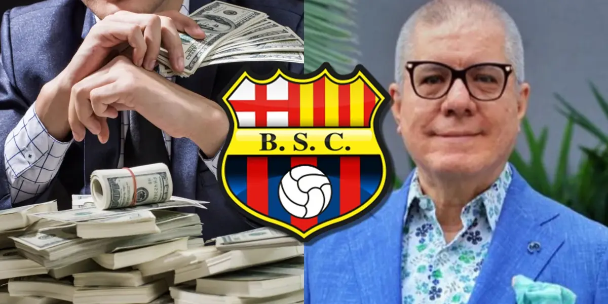 Barcelona SC tiene un déficit de 50 millones y Vito Muñoz mencionó que podría ser el salvador del club. Tiene la intención de ayudar en el tema económico