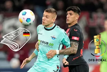 Central ecuatoriano jugó 46 minutos en la clasificación del Bayer Leverkusen por Copa Alemana. 