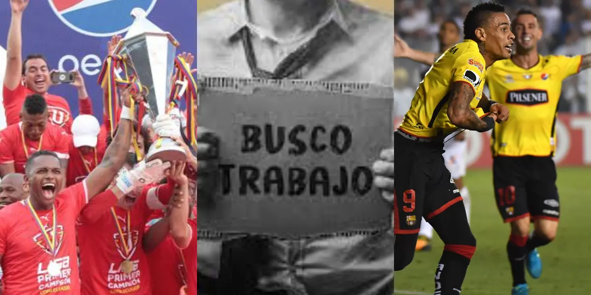 Con Liga de Quito alcanzó la gloria, pero en Barcelona SC fue uno menos. Hoy ningún equipo lo quiere