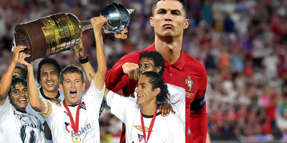 Cristiano Ronaldo t Liga de Quito campeón 