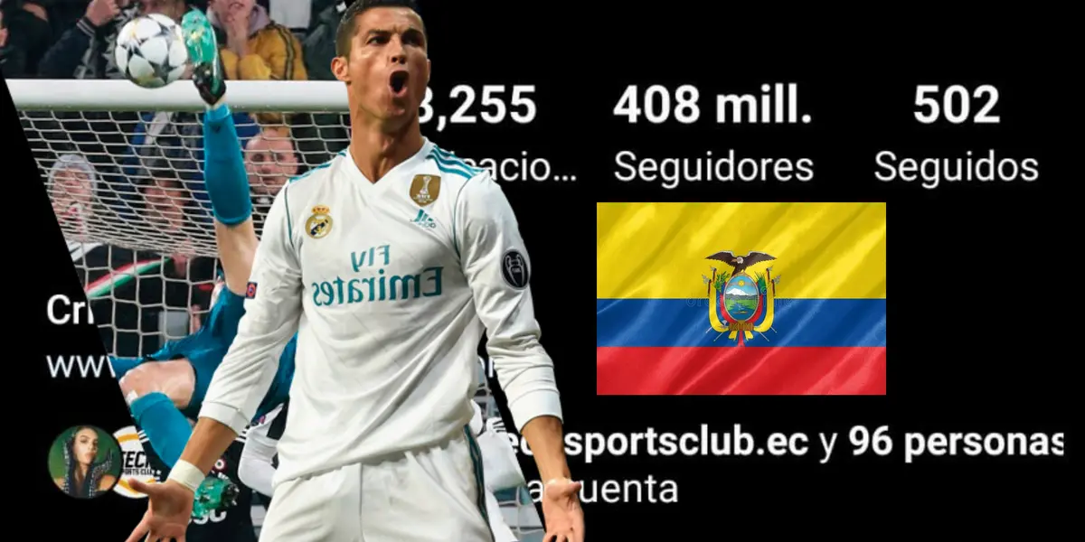 Cristiano Ronaldo tiene entre sus fotos de Instagram a un ecuatoriano, entérate de quién se trata
