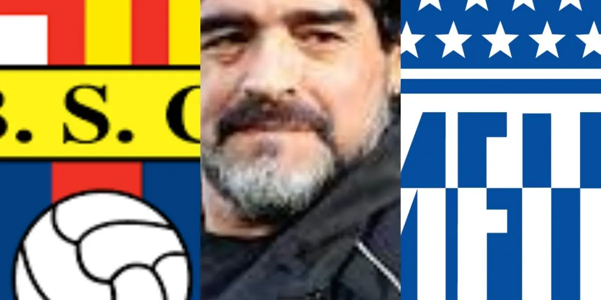 Diego Maradona ama el fútbol, es por eso que le encanta usar diferentes objetos con sellos de equipos de fútbol sin importar la nacionalidad. 