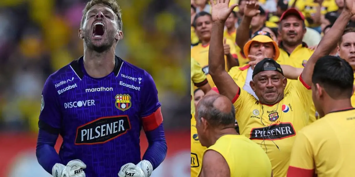 El aficionado recuerda con mucha alegría el campeonato de Barcelona en el 2020 contra Liga de Quito