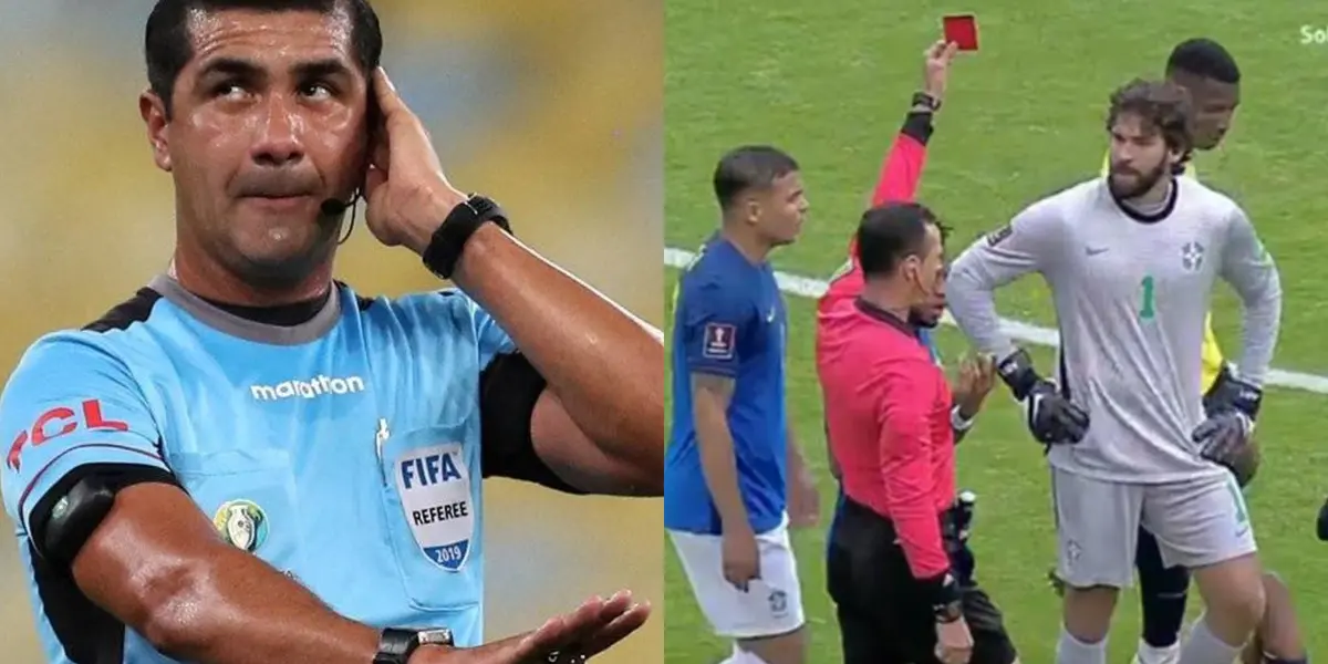 El árbitro ecuatoriano habló sobre las acciones de Roldán en el partido contra Brasil